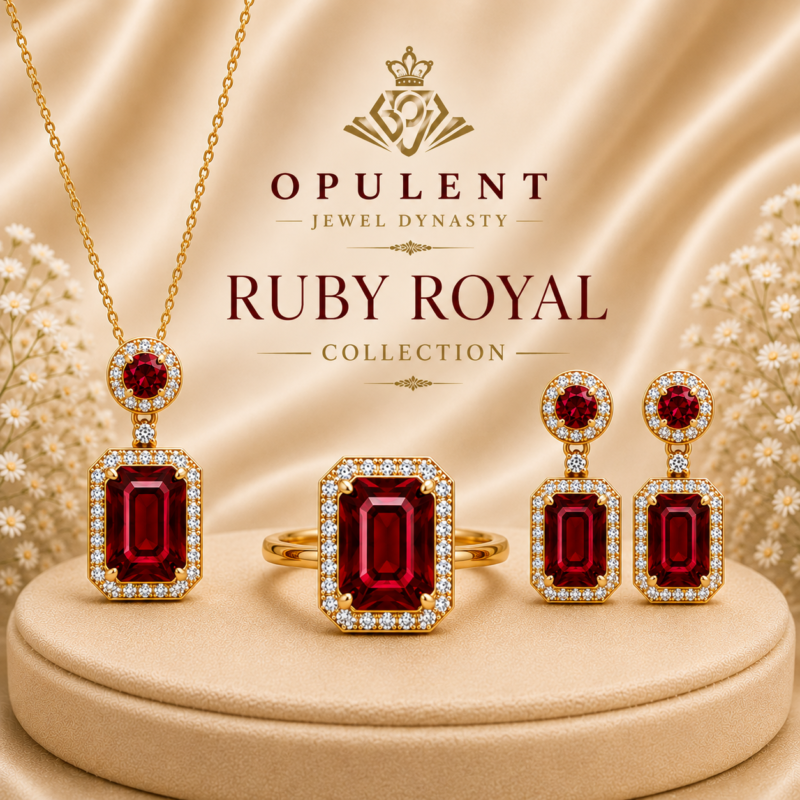 Opulent Ruby and Diamond Collection 2