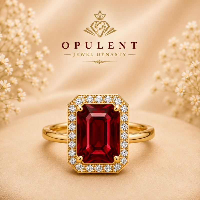 Opulent Ruby and Diamond Ring